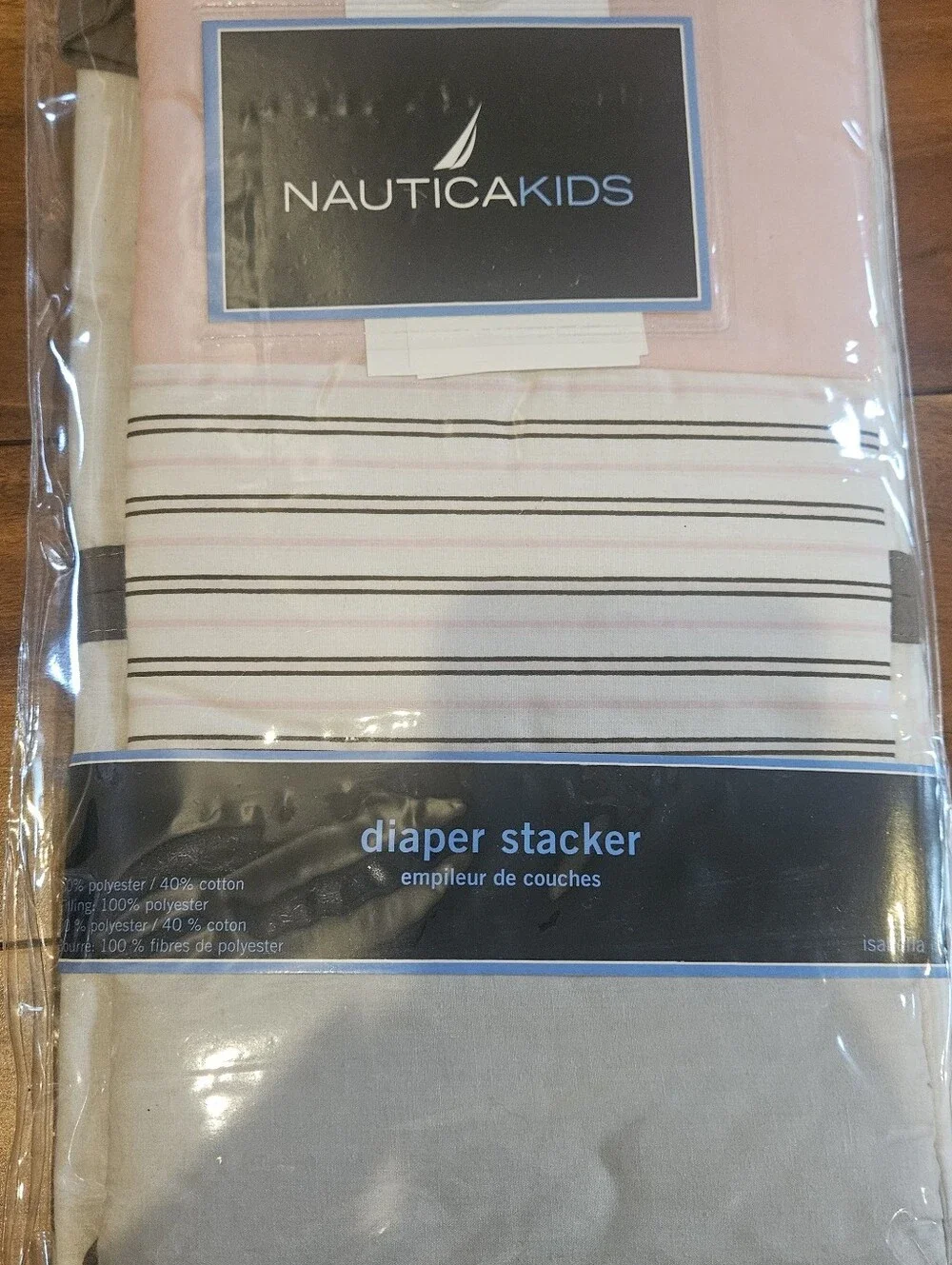 13pc Nautica Kids Isabella Nursery Set - Crib Bedding, Valance, Decor - NEW